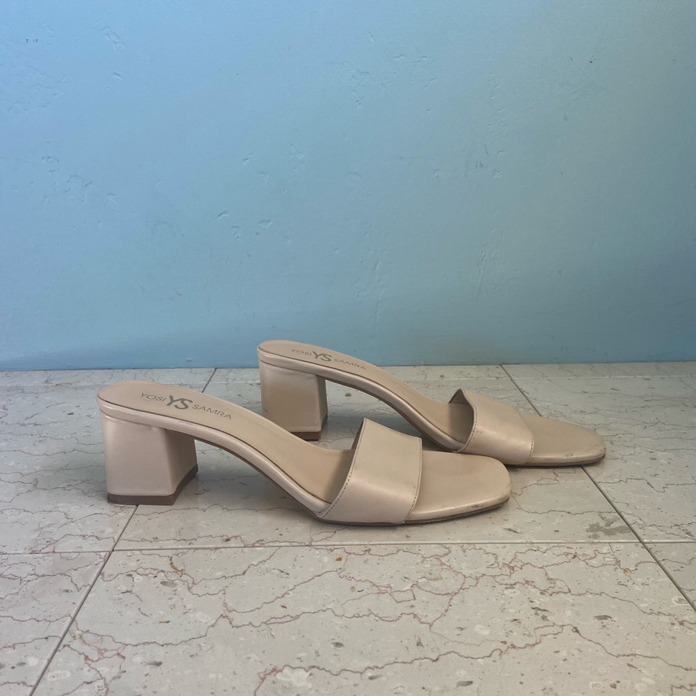 Super fun nude Mules